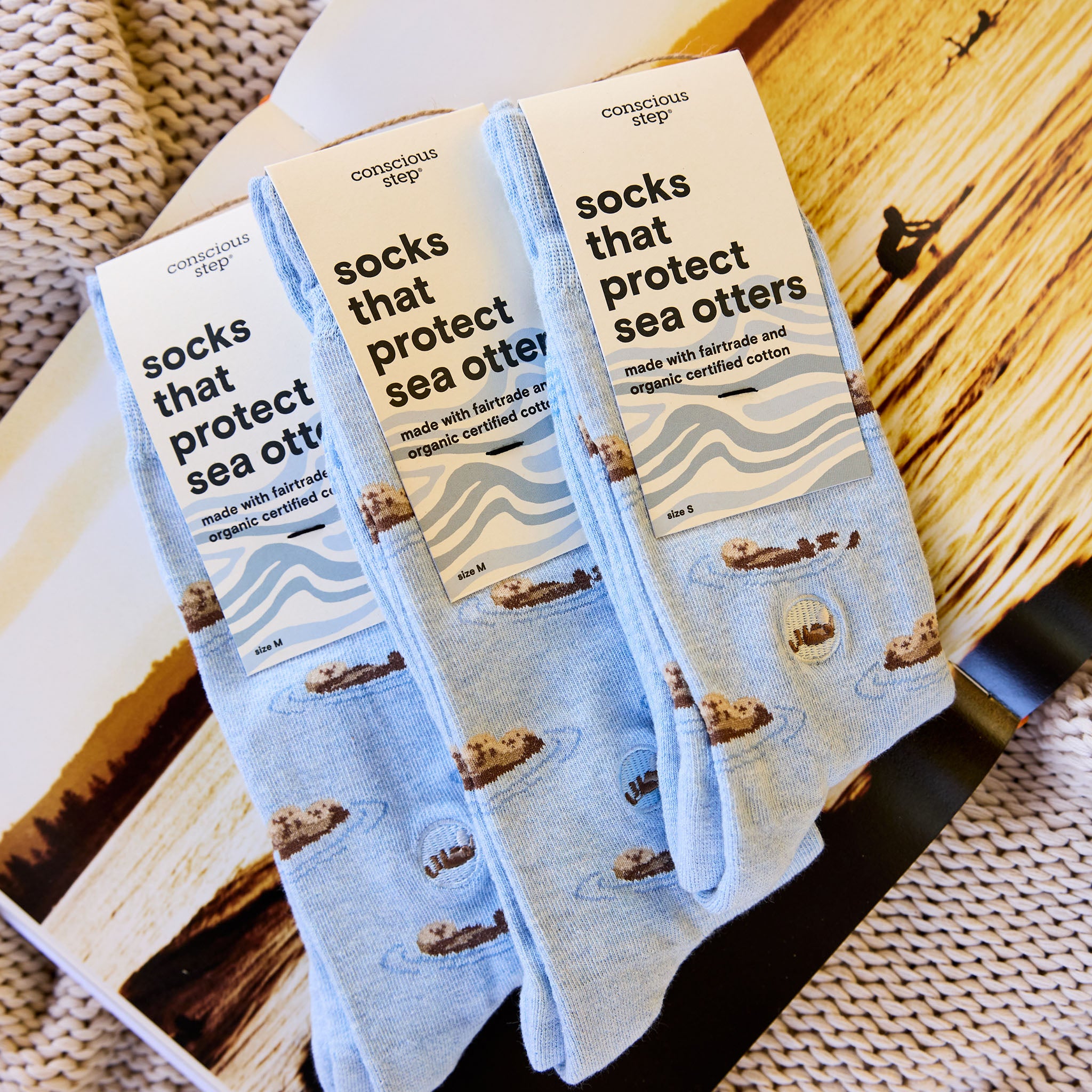 Socks that Protect Sea Otters - Conscious Step