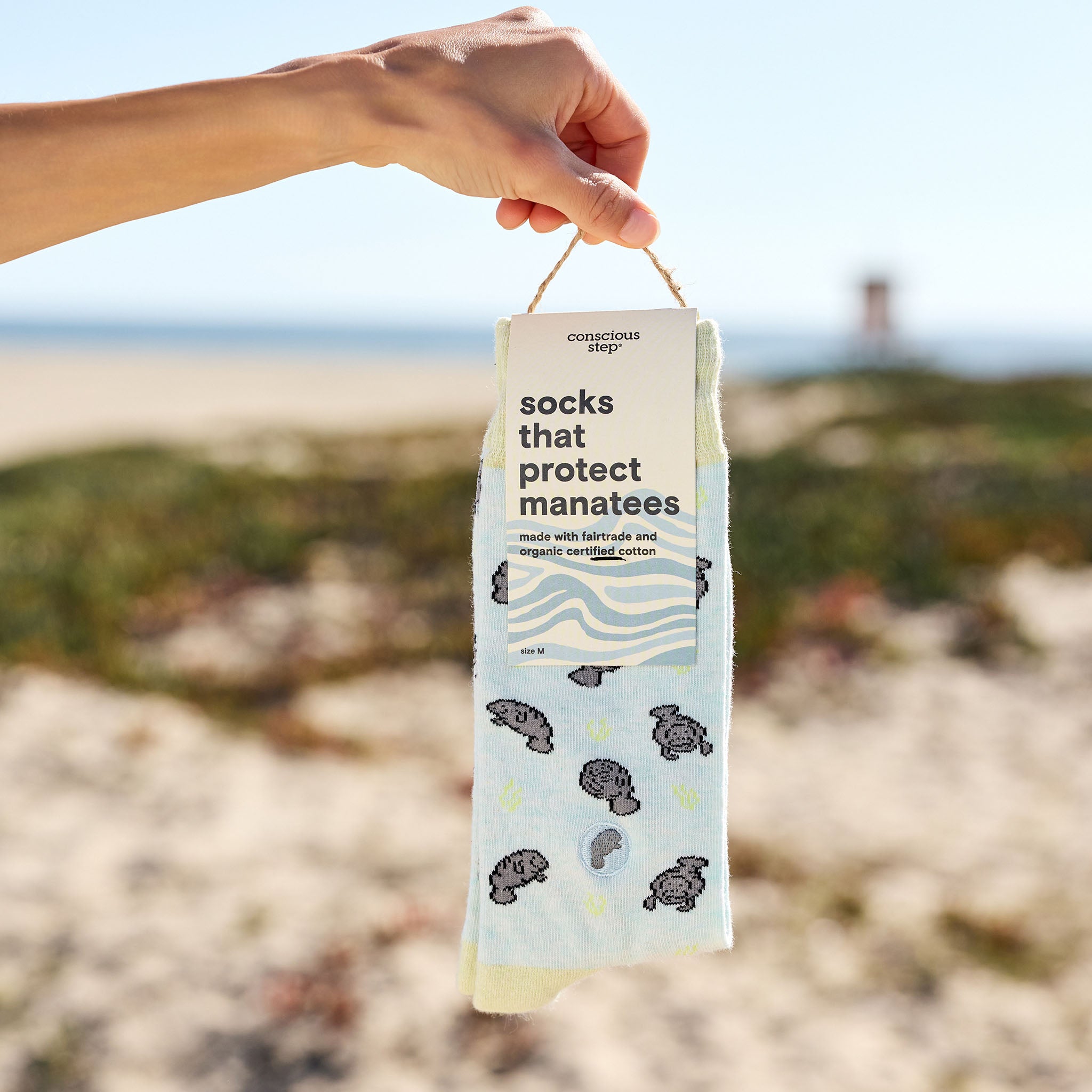 Socks that Protect Manatees - Conscious Step