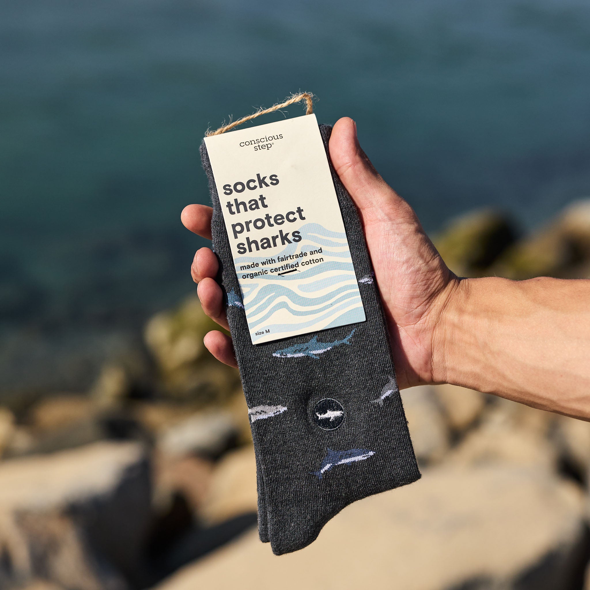 Socks that Protect Sharks - Conscious Step
