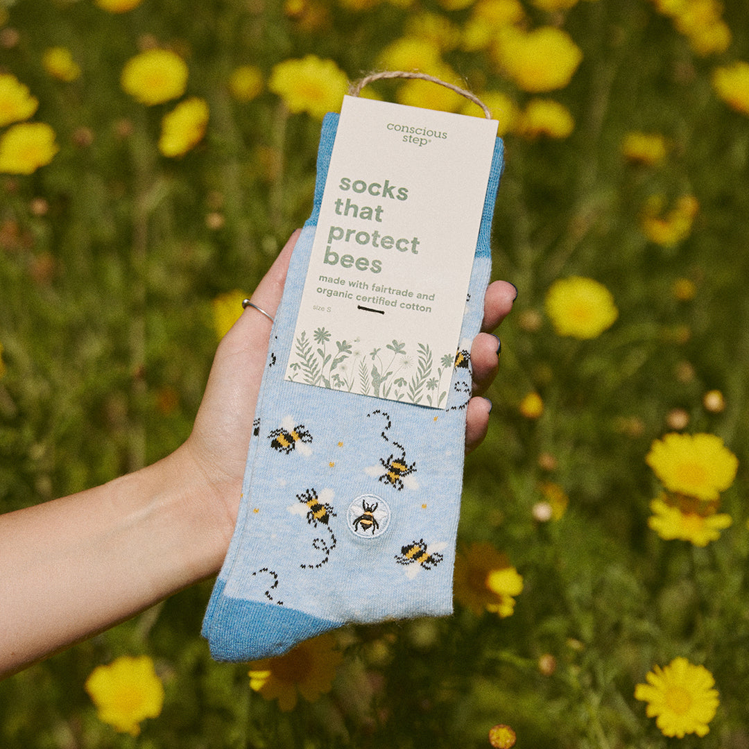 Socks that Protect Bees - Conscious Step