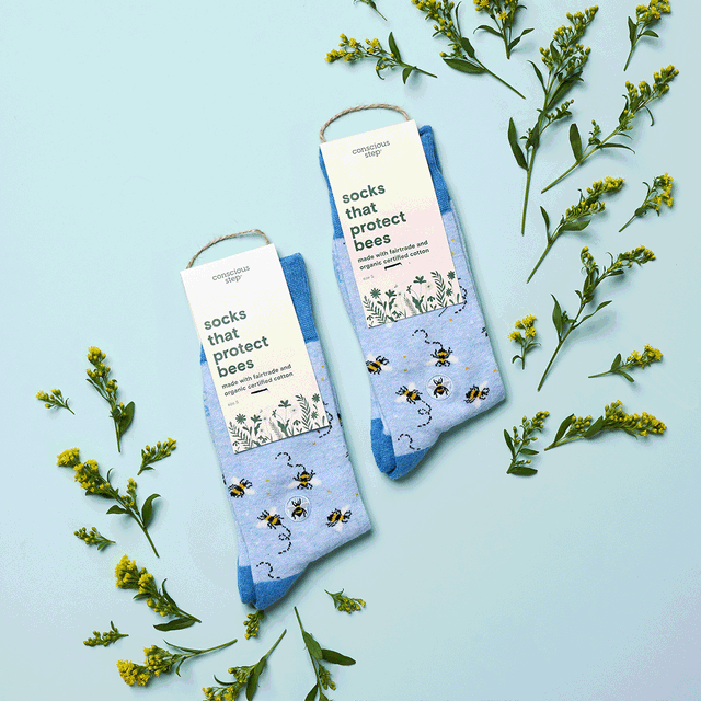 Socks that Protect Bees - Conscious Step