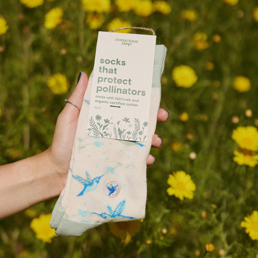 Socks that Protect Pollinators - Conscious Step