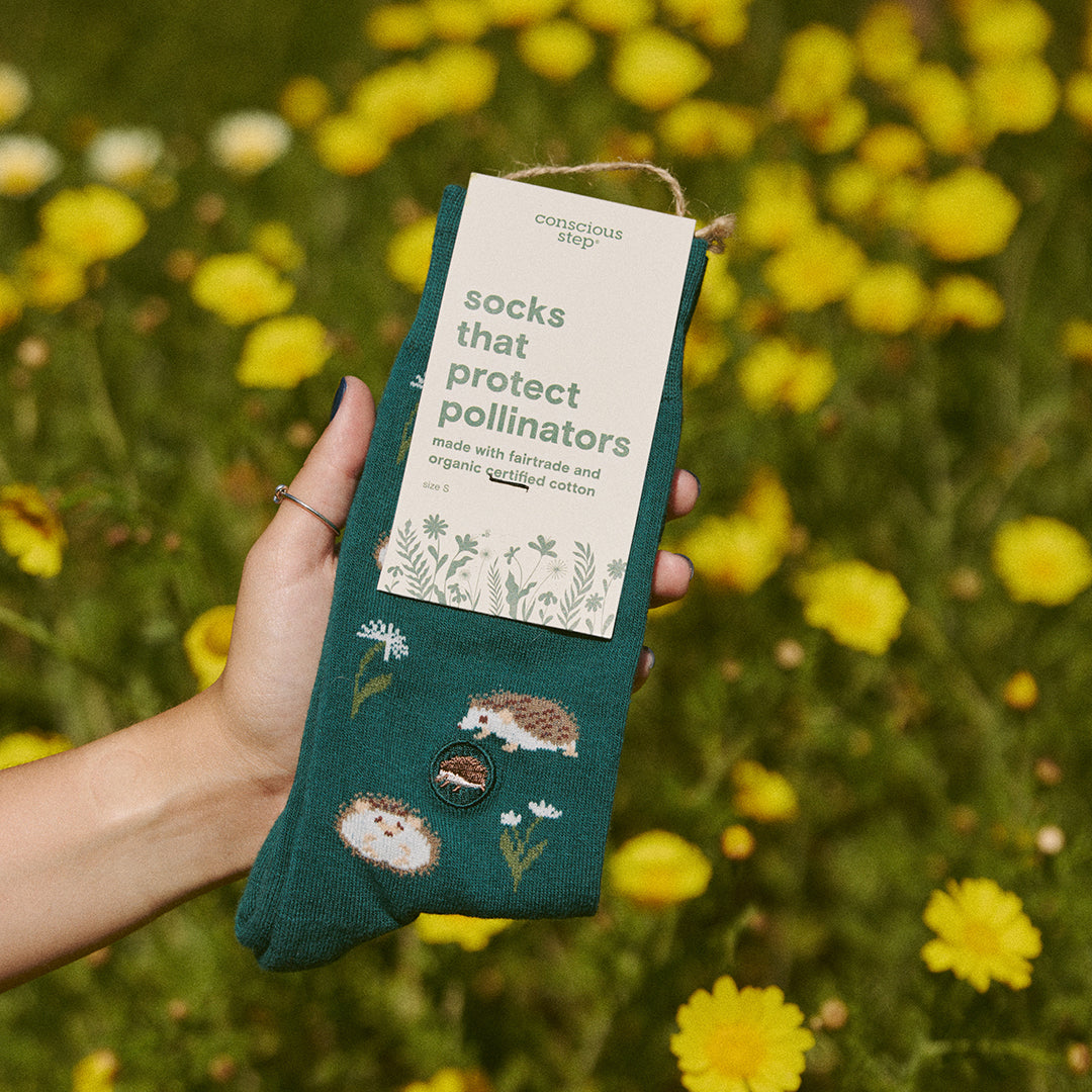 Socks that Protect Pollinators - Conscious Step