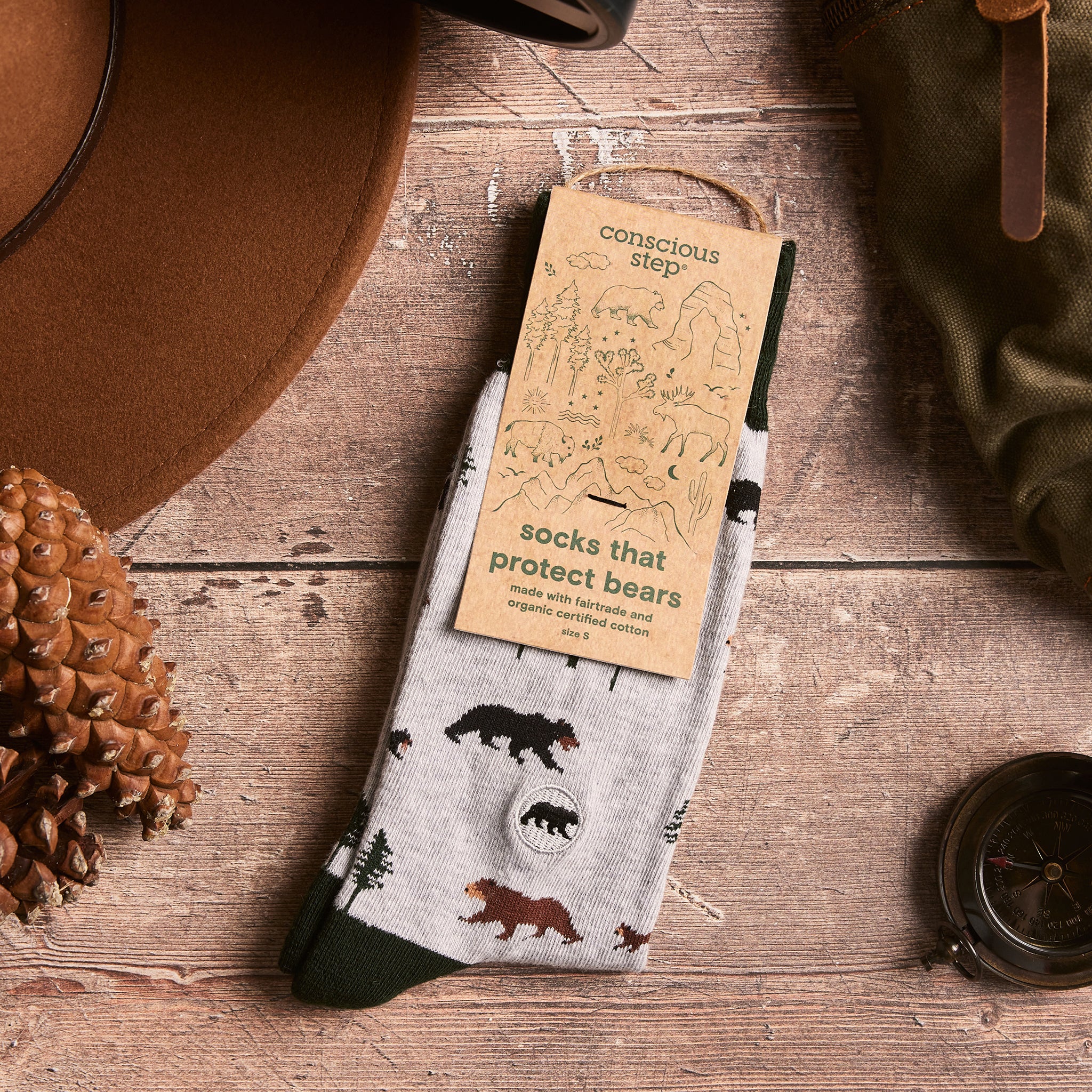 Socks that Protect Bears - Conscious Step