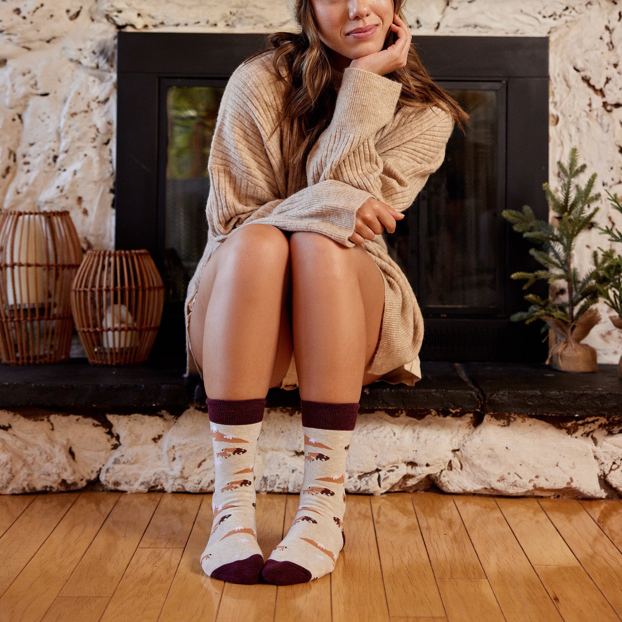 Socks that Protect Bison - Conscious Step