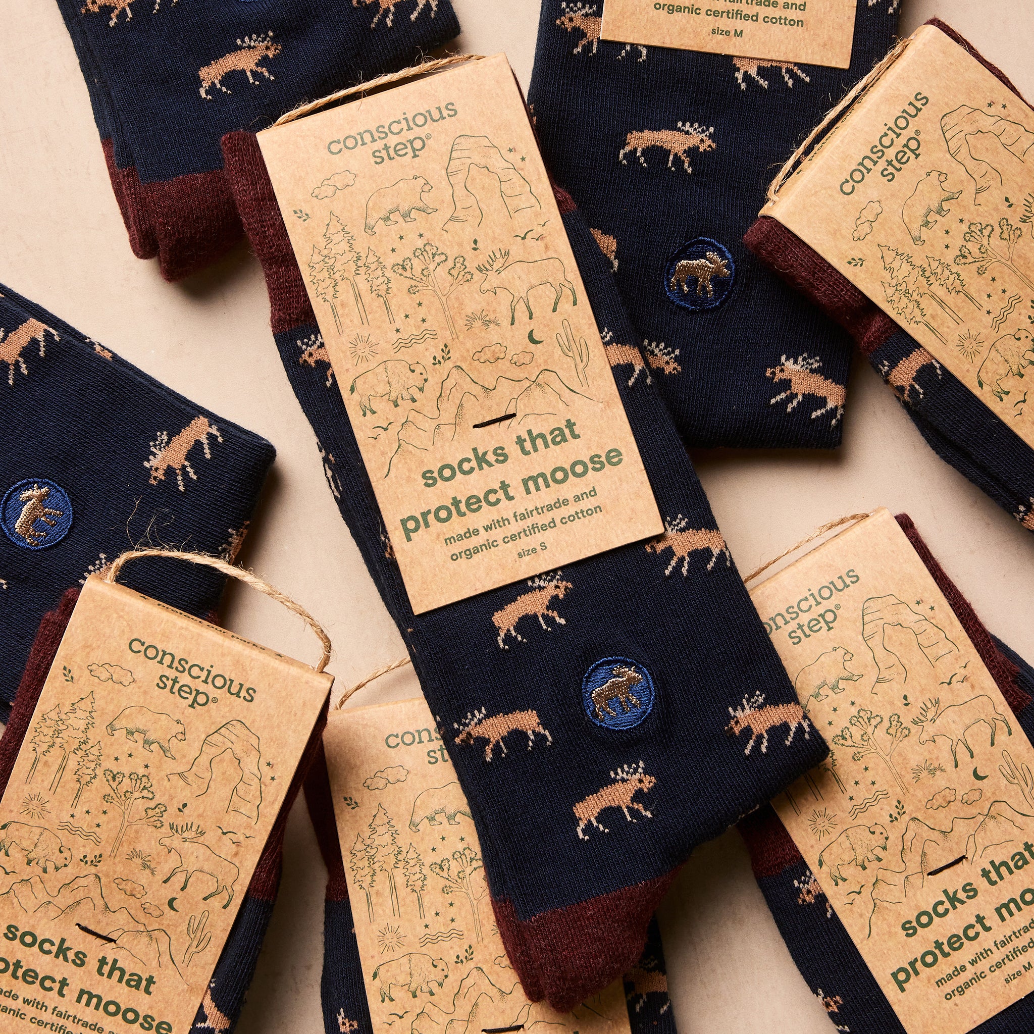 Socks that Protect Moose - Conscious Step