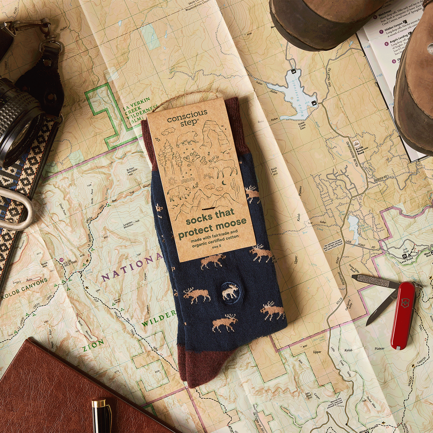 Socks that Protect Moose - Conscious Step