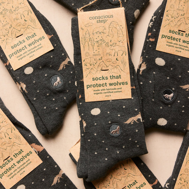 Socks that Protect Wolves - Conscious Step