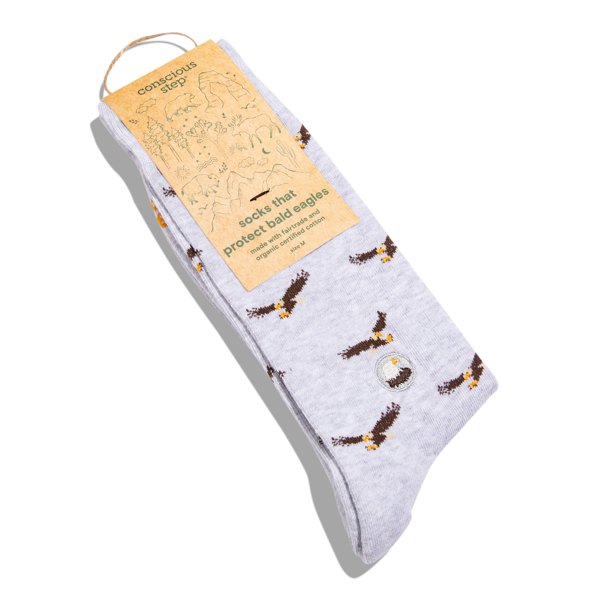 Socks that Protect Bald Eagles - Conscious Step