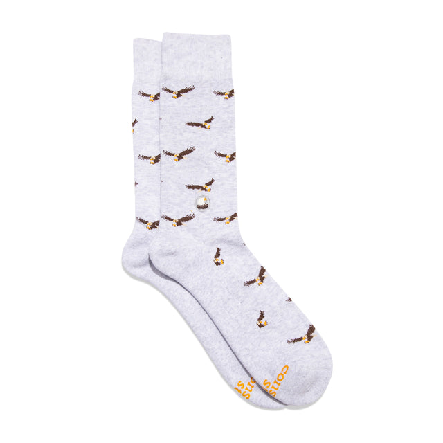 Socks that Protect Bald Eagles - Conscious Step