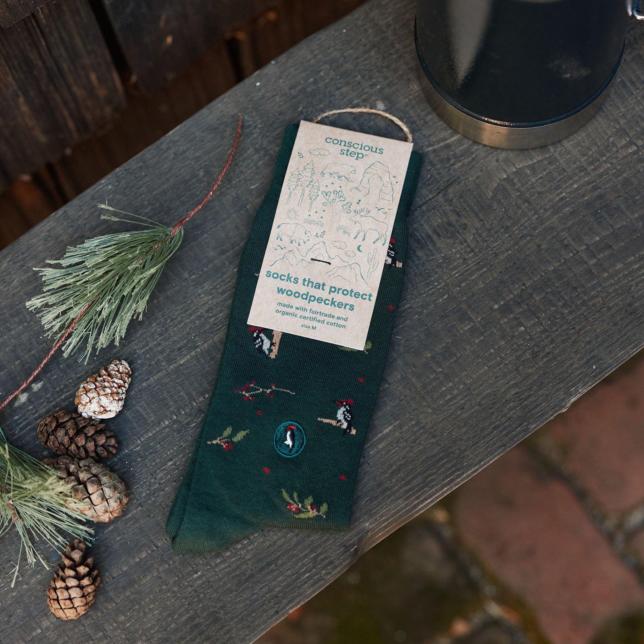 Socks that Protect Woodpeckers - Conscious Step