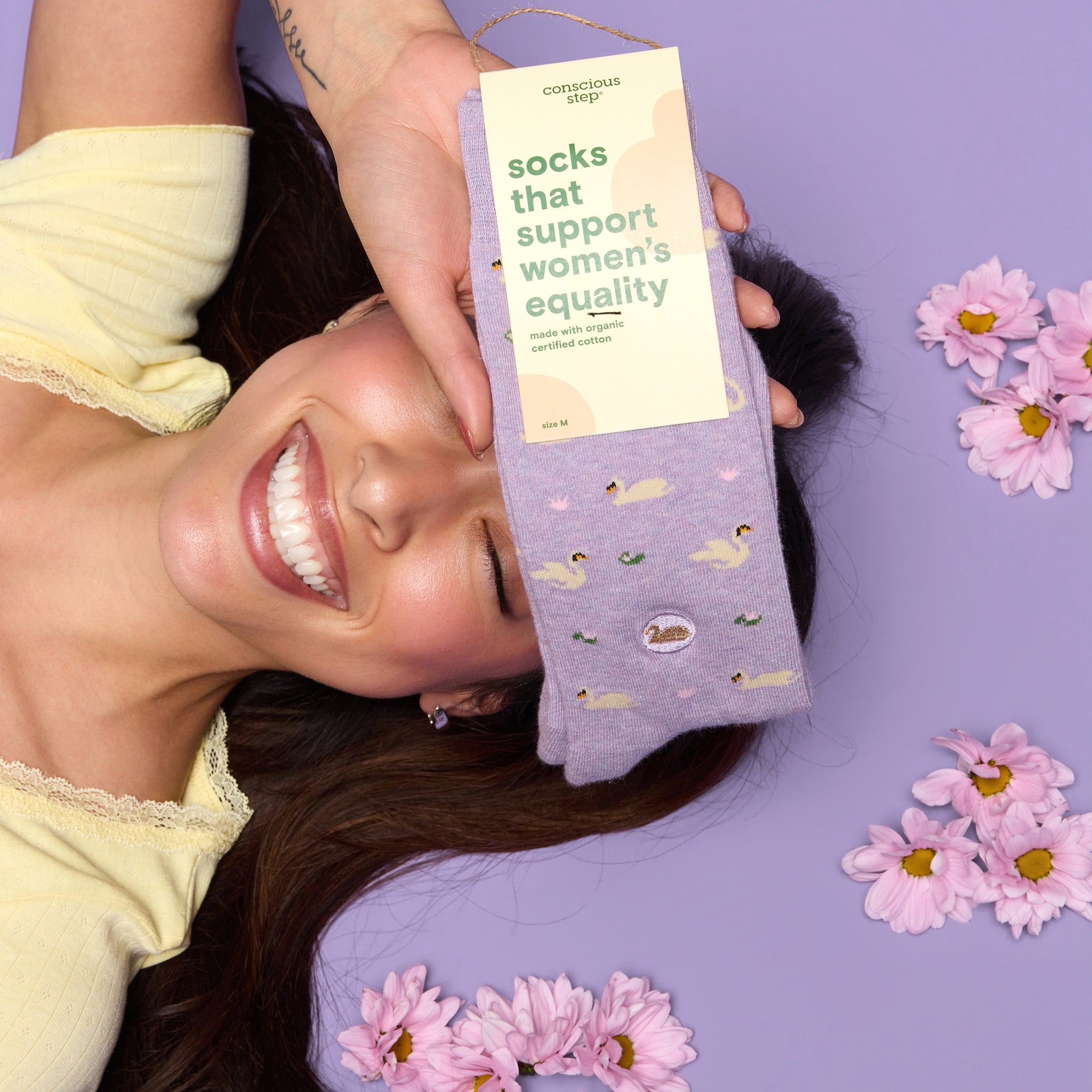 Socks that Support Women's Equality - Conscious Step