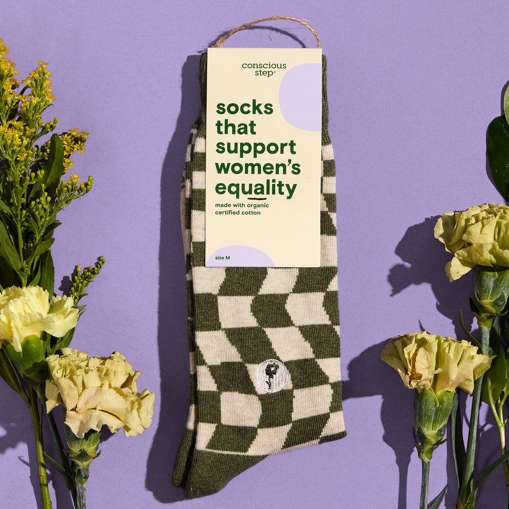 Socks that Support Women's Equality - Conscious Step