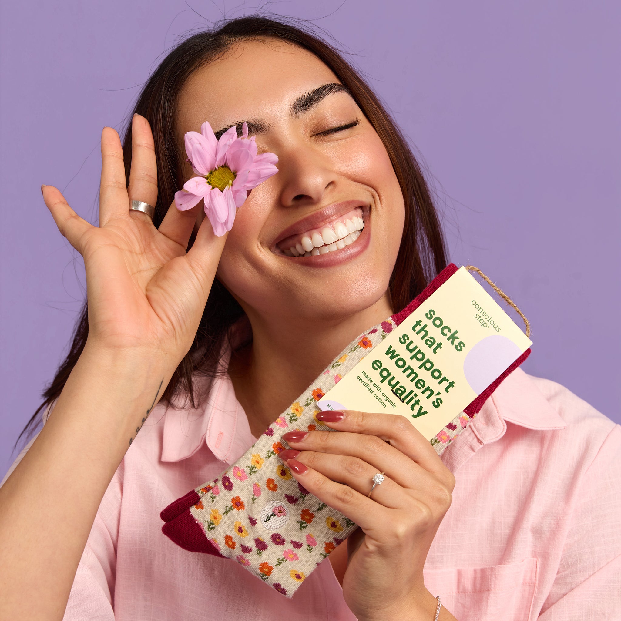Socks that Support Women's Equality - Conscious Step