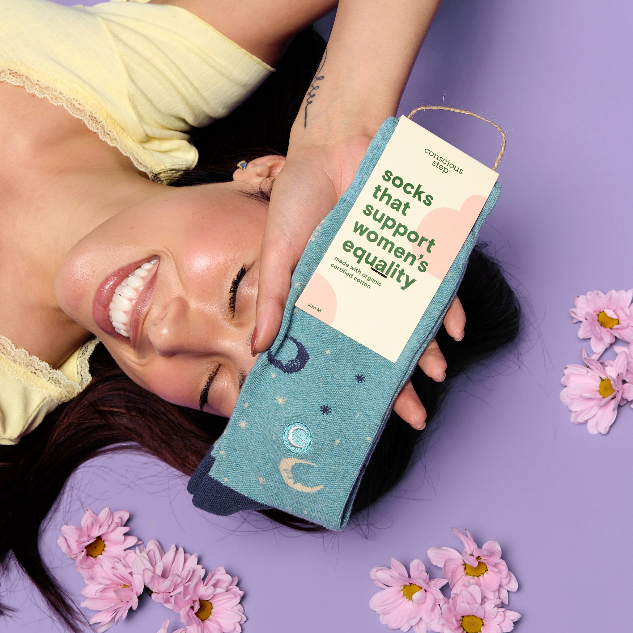 Socks that Support Women's Equality - Conscious Step