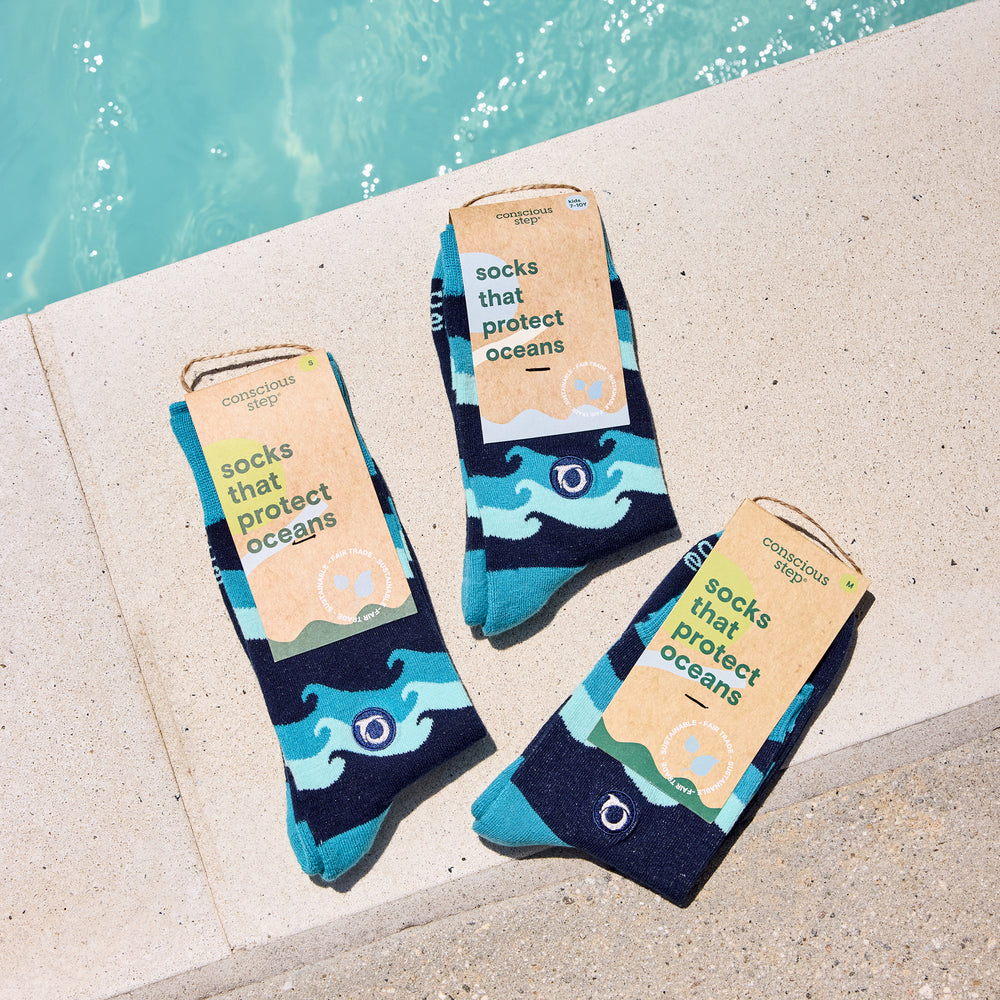 Kids Socks that Protect Oceans - Conscious Step