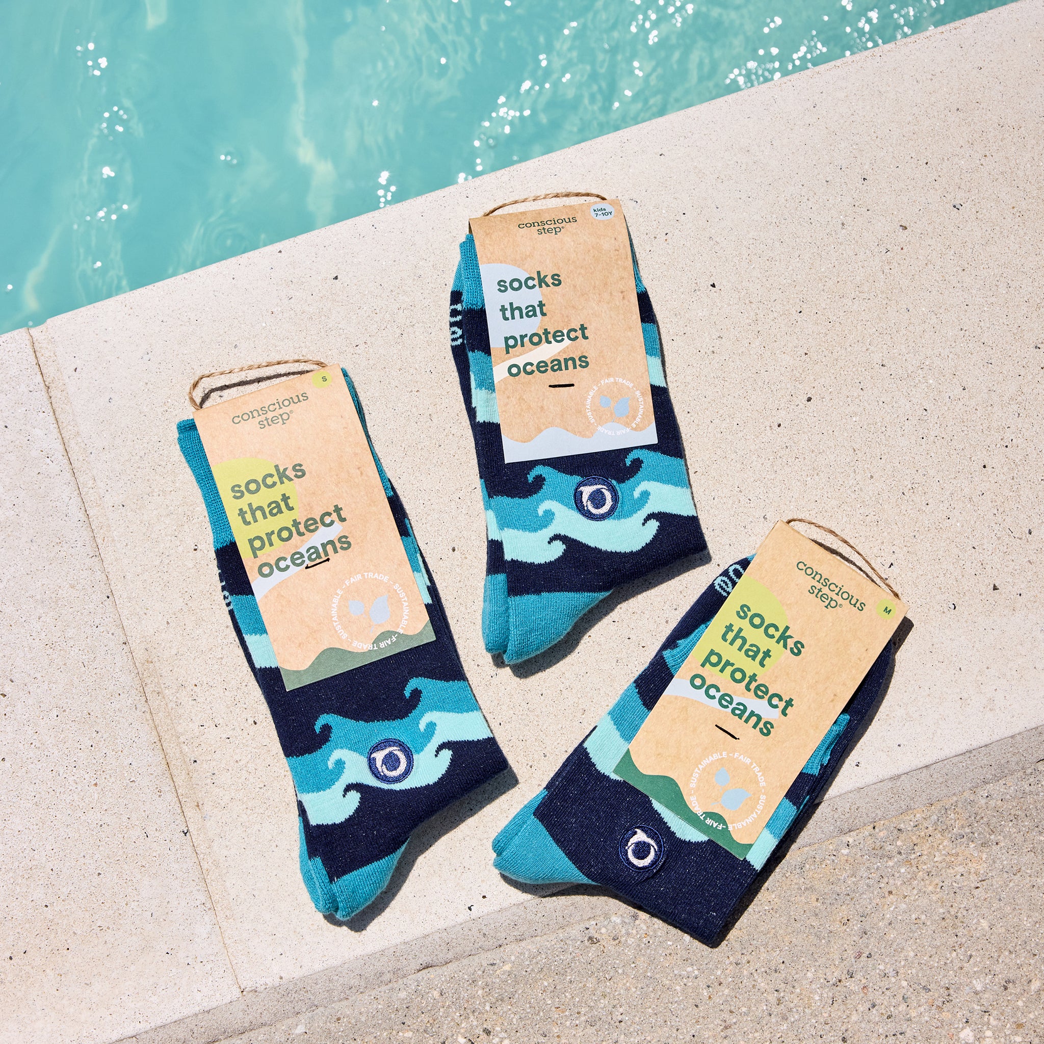 Kids Socks that Protect Oceans - Conscious Step