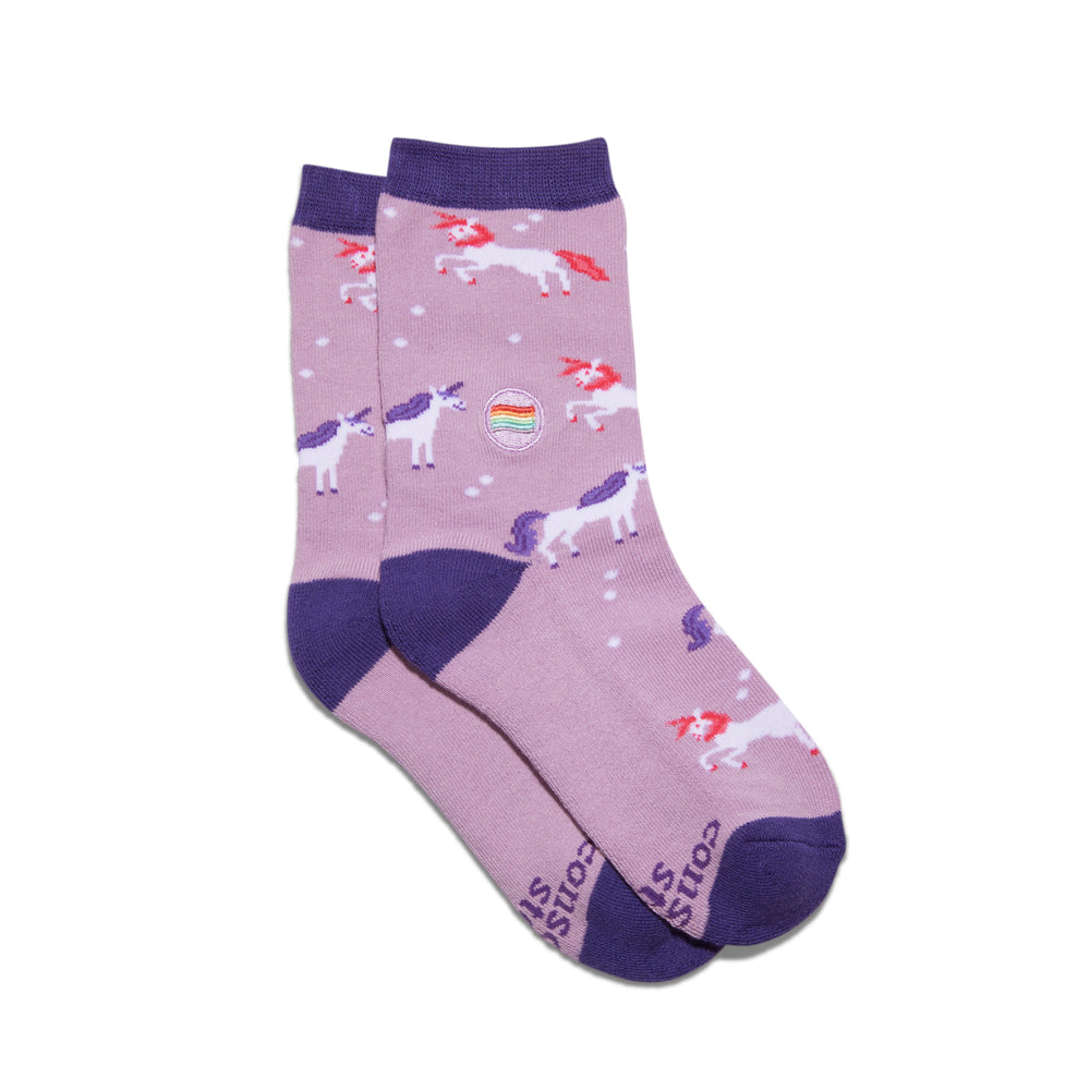 Kids Socks that Save LGBTQ Lives - Conscious Step [preschool] [youth]
