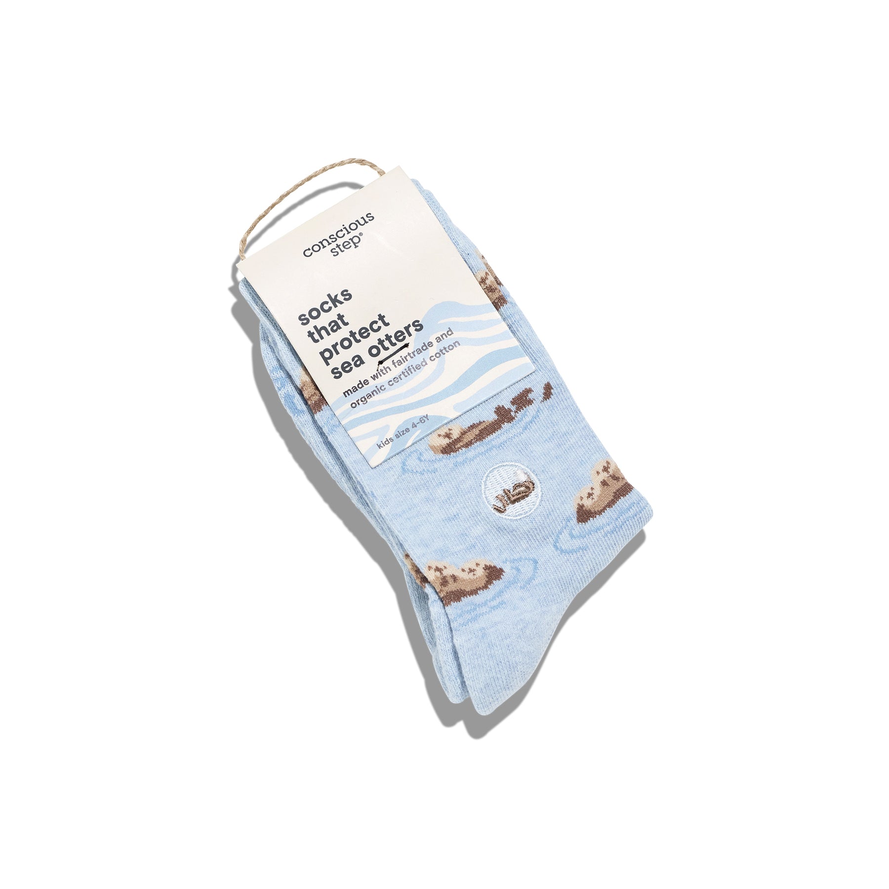 Kids Socks that Protect Sea Otters - Conscious Step