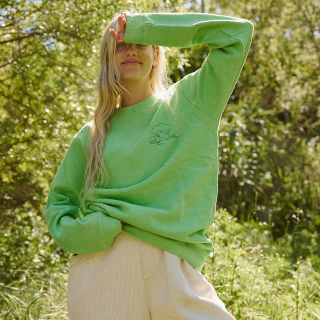 Protect Elephants Crew Sweatshirt - Conscious Step