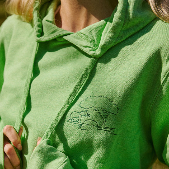 Protect Elephants Hooded Sweatshirt - Conscious Step