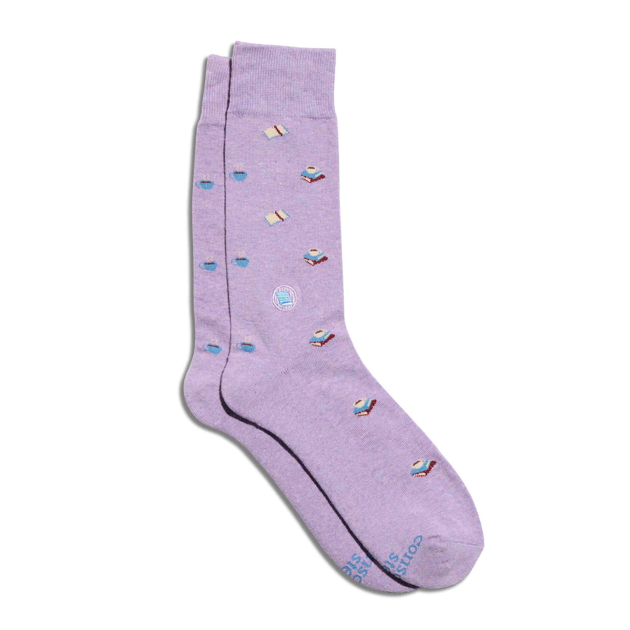 Socks that Give Books - Conscious Step