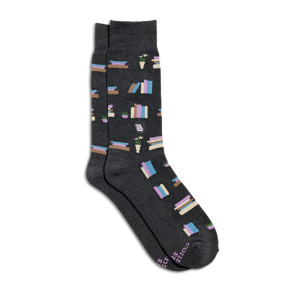 Socks that Give Books - Conscious Step