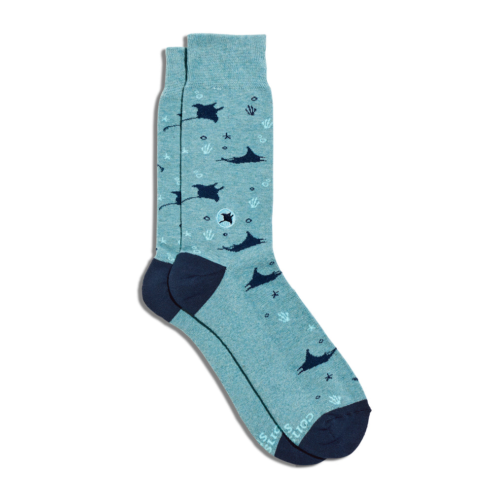 Socks that Protect Manta Rays | Charity Socks