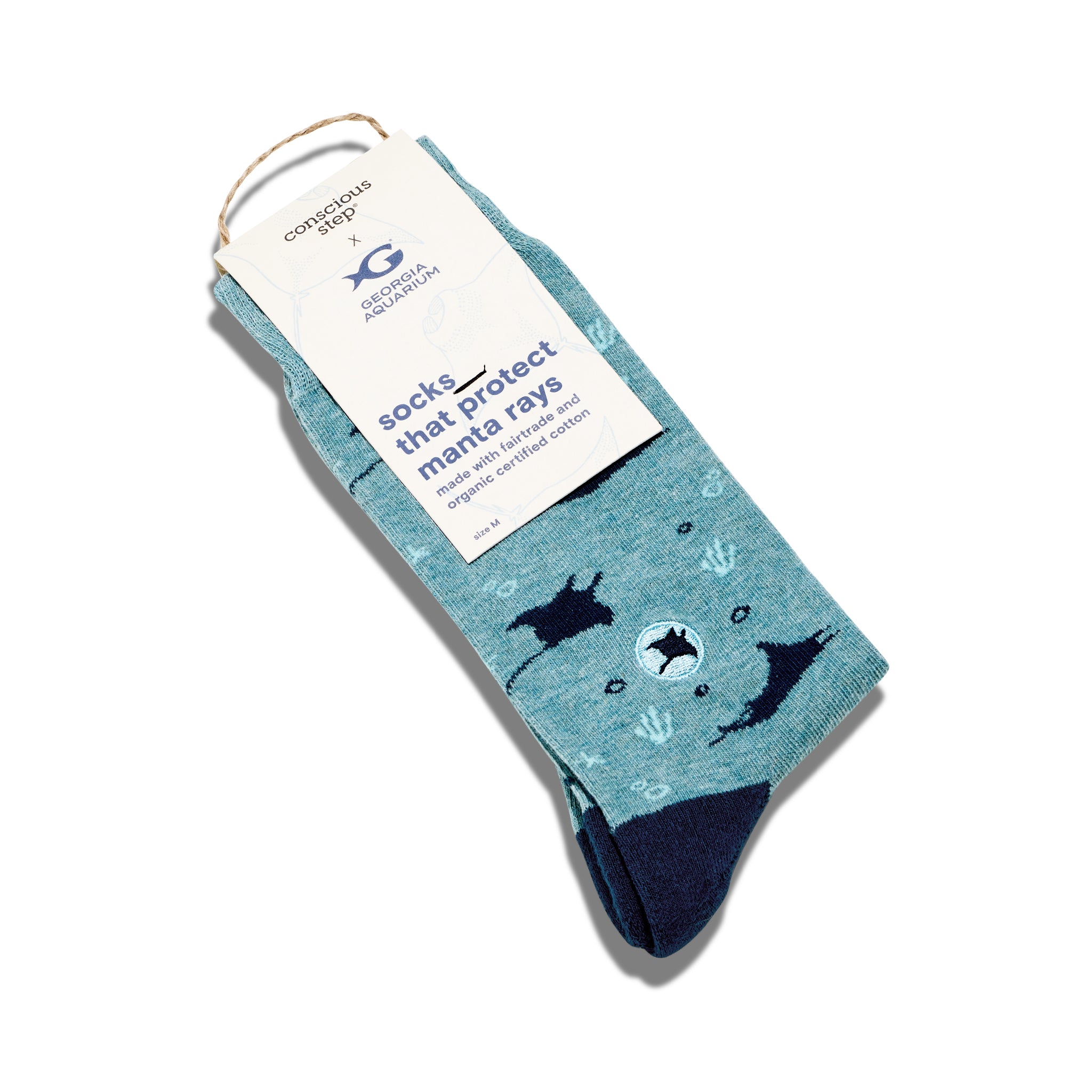Socks that Protect Manta Rays - Conscious Step