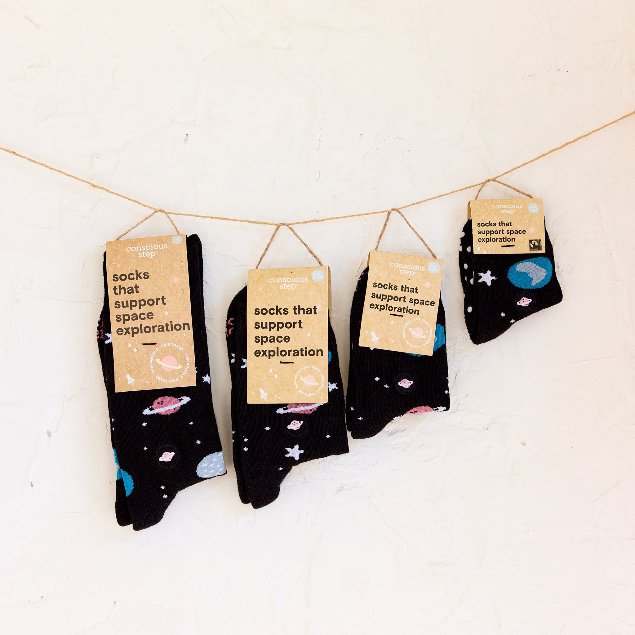 Toddler Socks that Support Space Exploration - Conscious Step