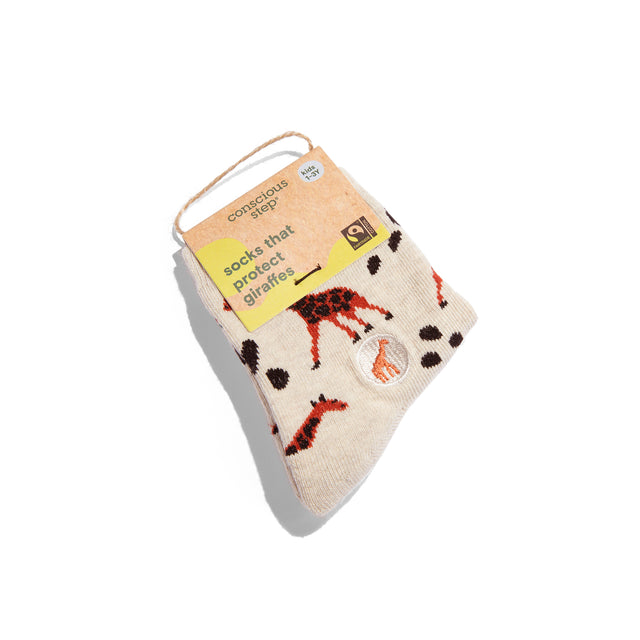 Toddler Socks that Protect Giraffes - Conscious Step