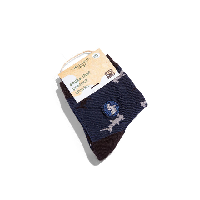 Toddler Socks that Protect Sharks - Conscious Step