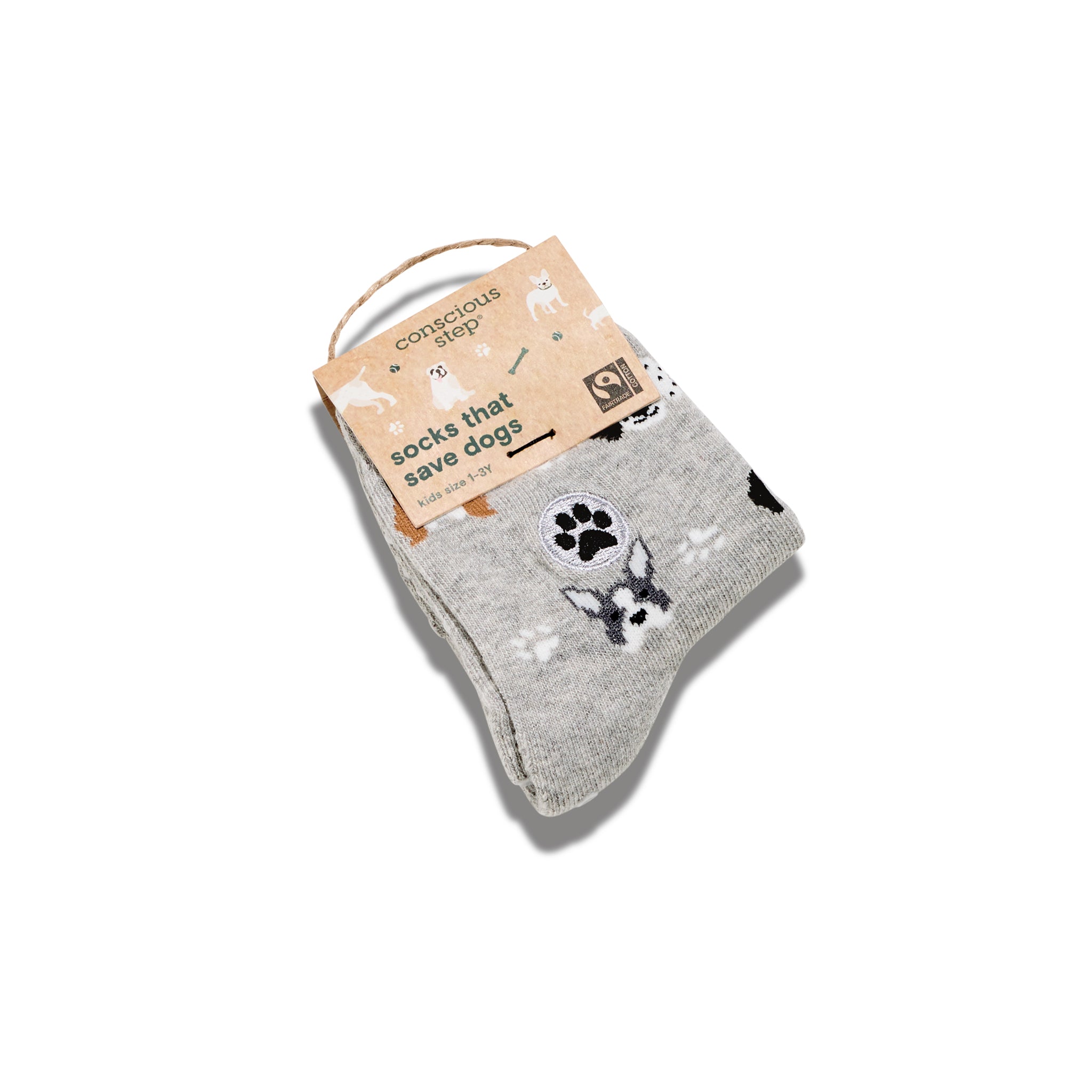 Kids Socks that Save Dogs - Conscious Step