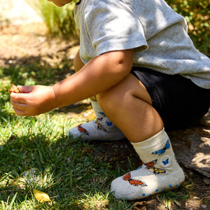 Kids Socks that Protect Butterflies - Conscious Step