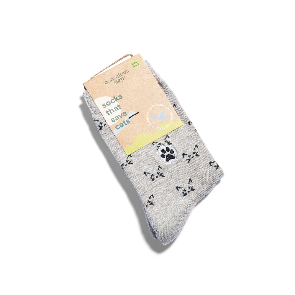 Kids Socks that Save Cats - Conscious Step