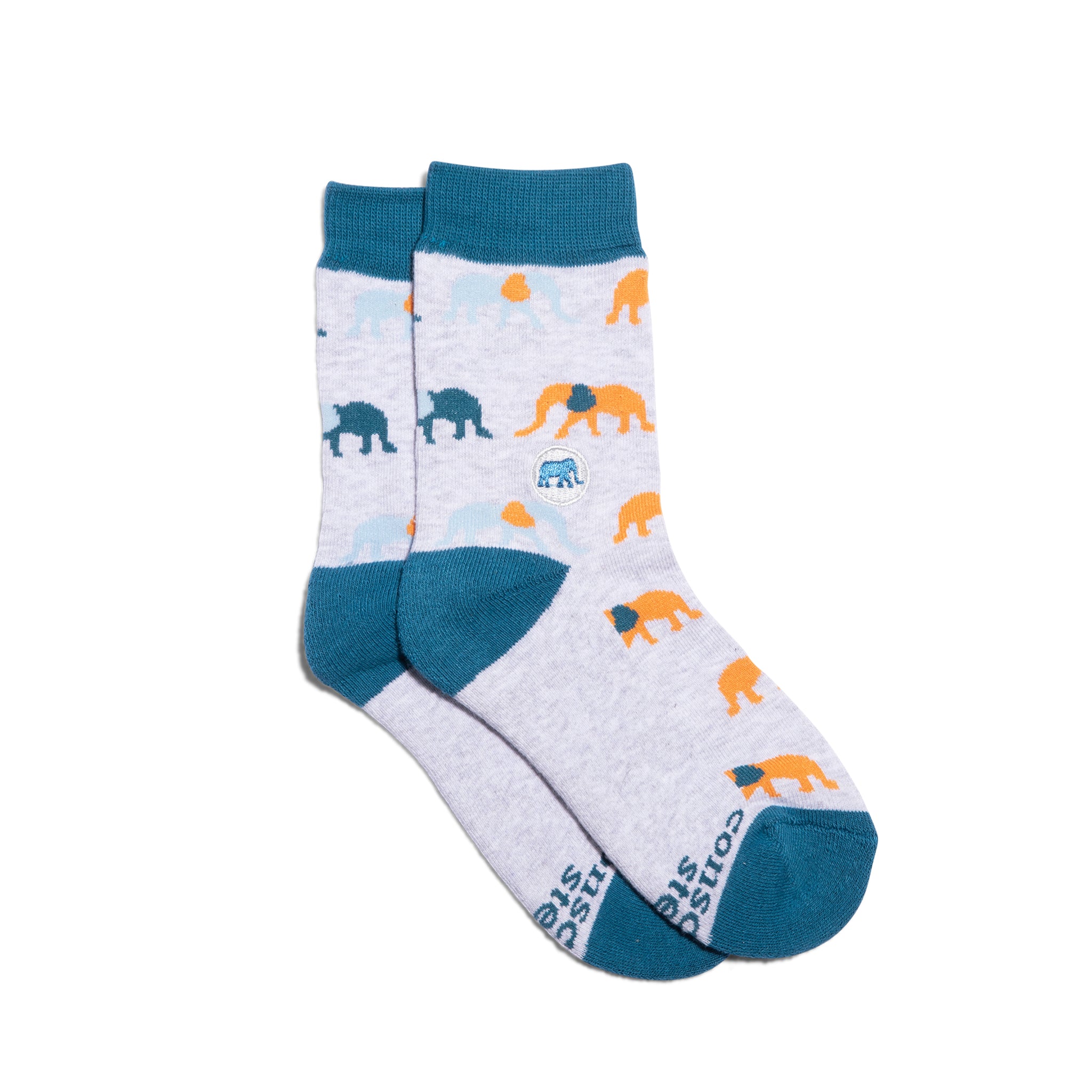 Kids Socks that Protect Elephants - Conscious Step [preschool] [youth]