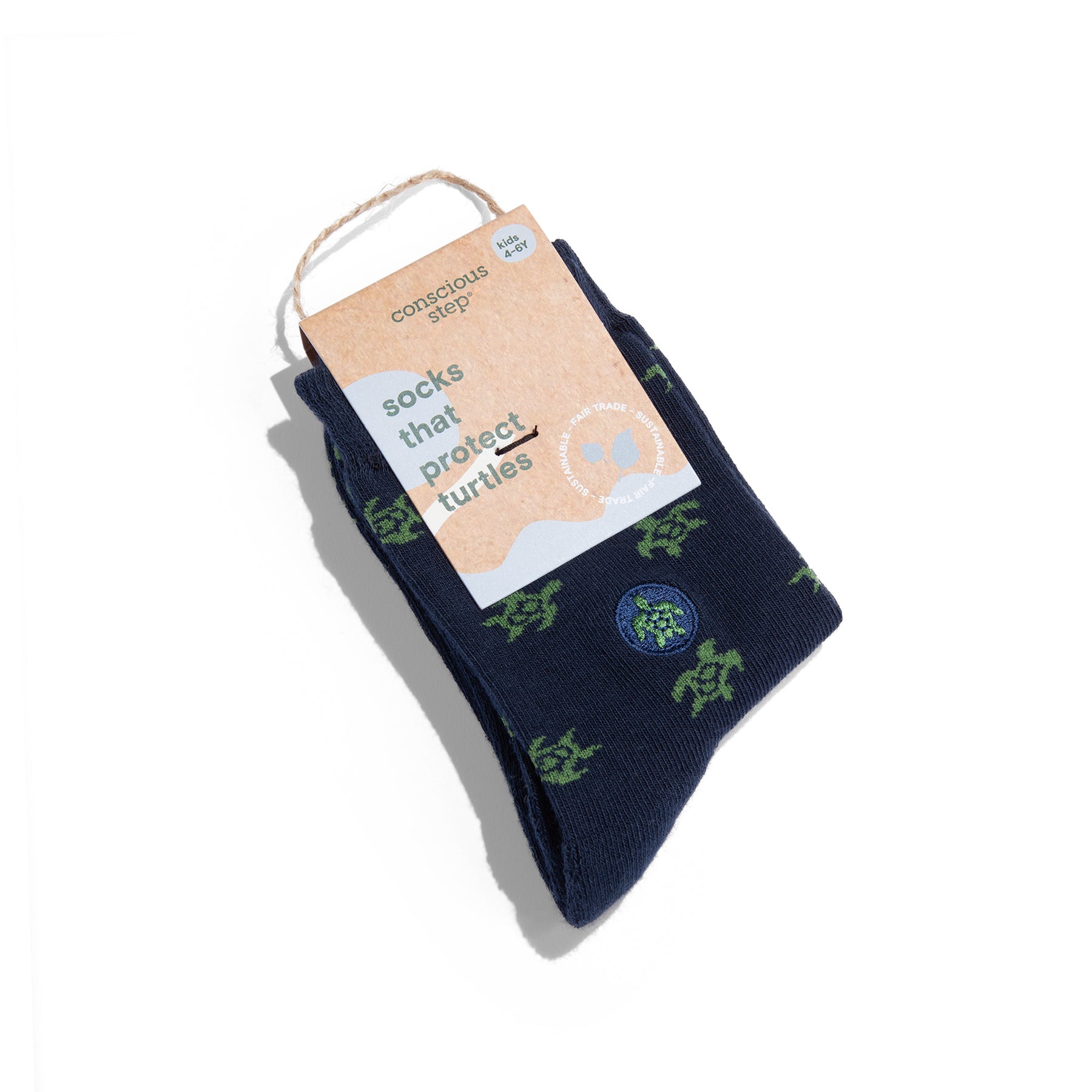 Kids Socks that Protect Turtles - Conscious Step
