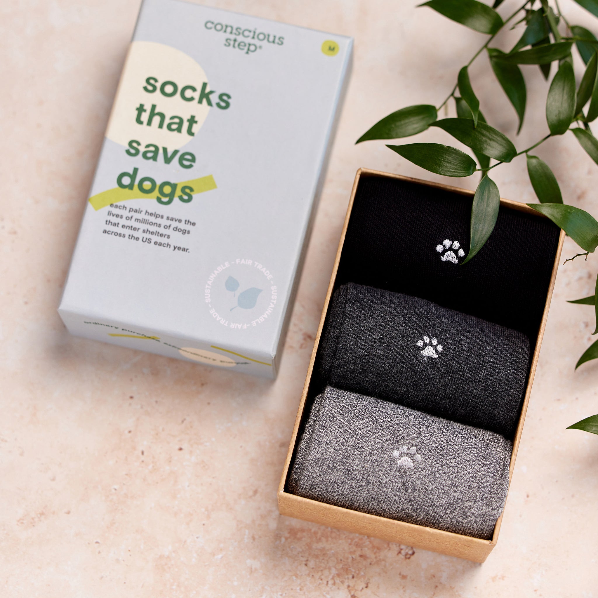 Save Dog Add Socks that Save Dogs - Hound Headshots | Conscious Step