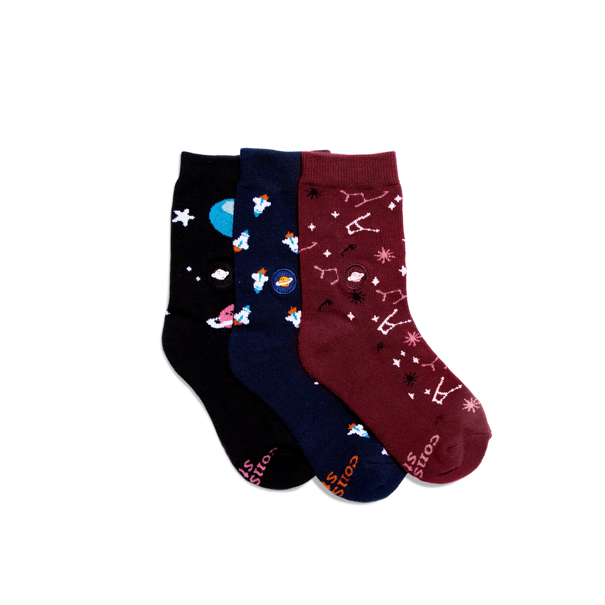 Kids Socks that Support Space Exploration - Conscious Step [preschool] [youth]
