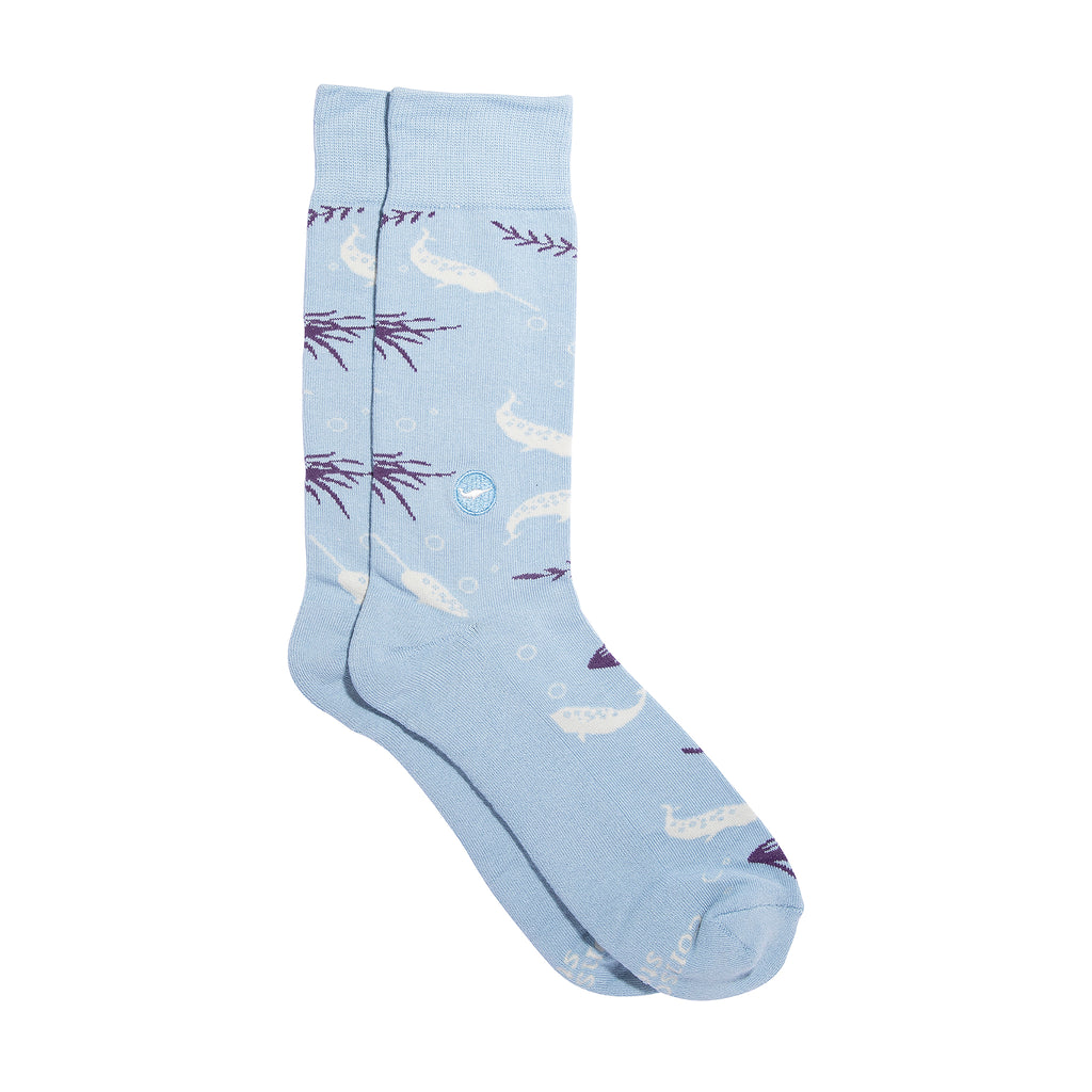 Crew Socks that Protect Narwhal | Every Pair Gives Back – Conscious Step
