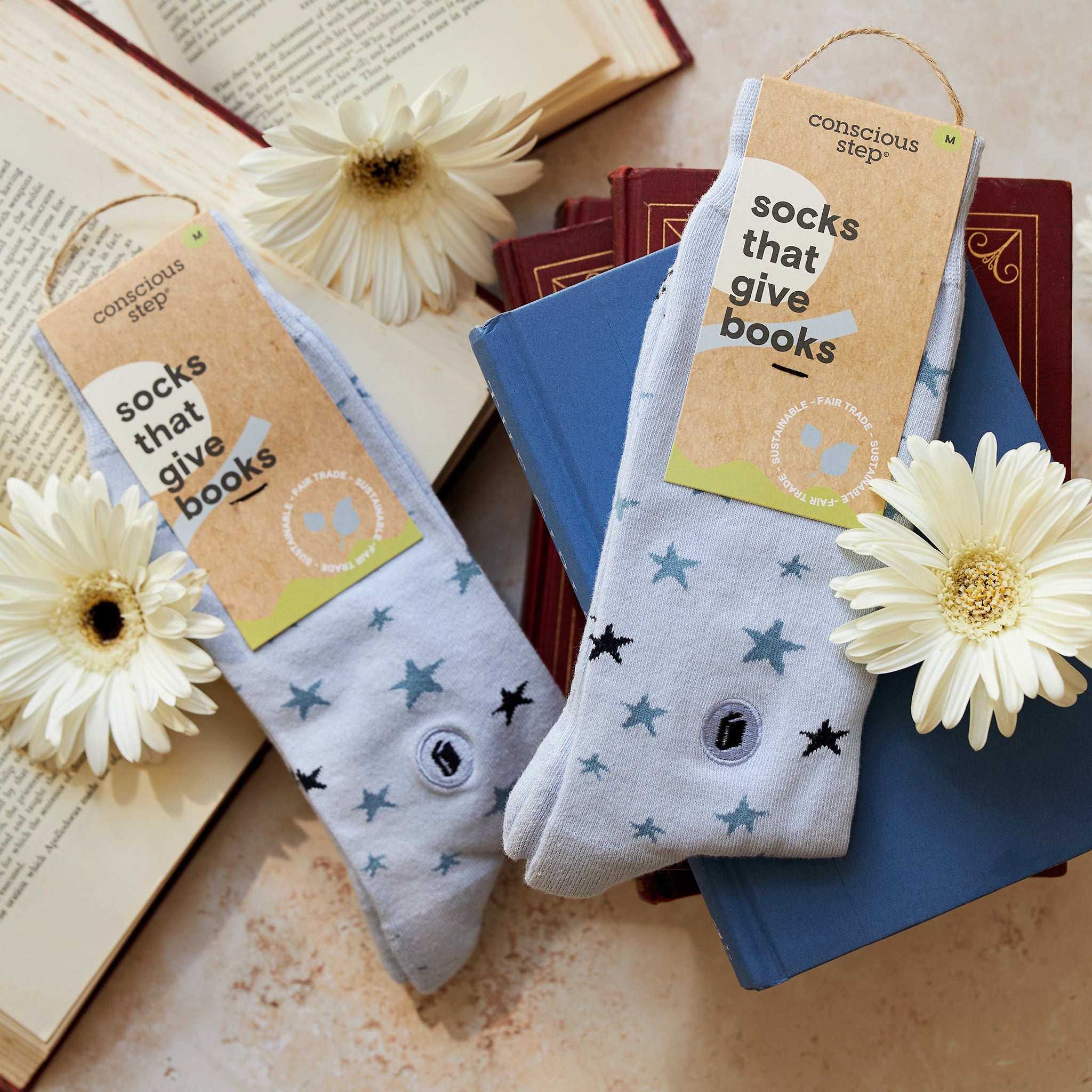 Socks that Give Books