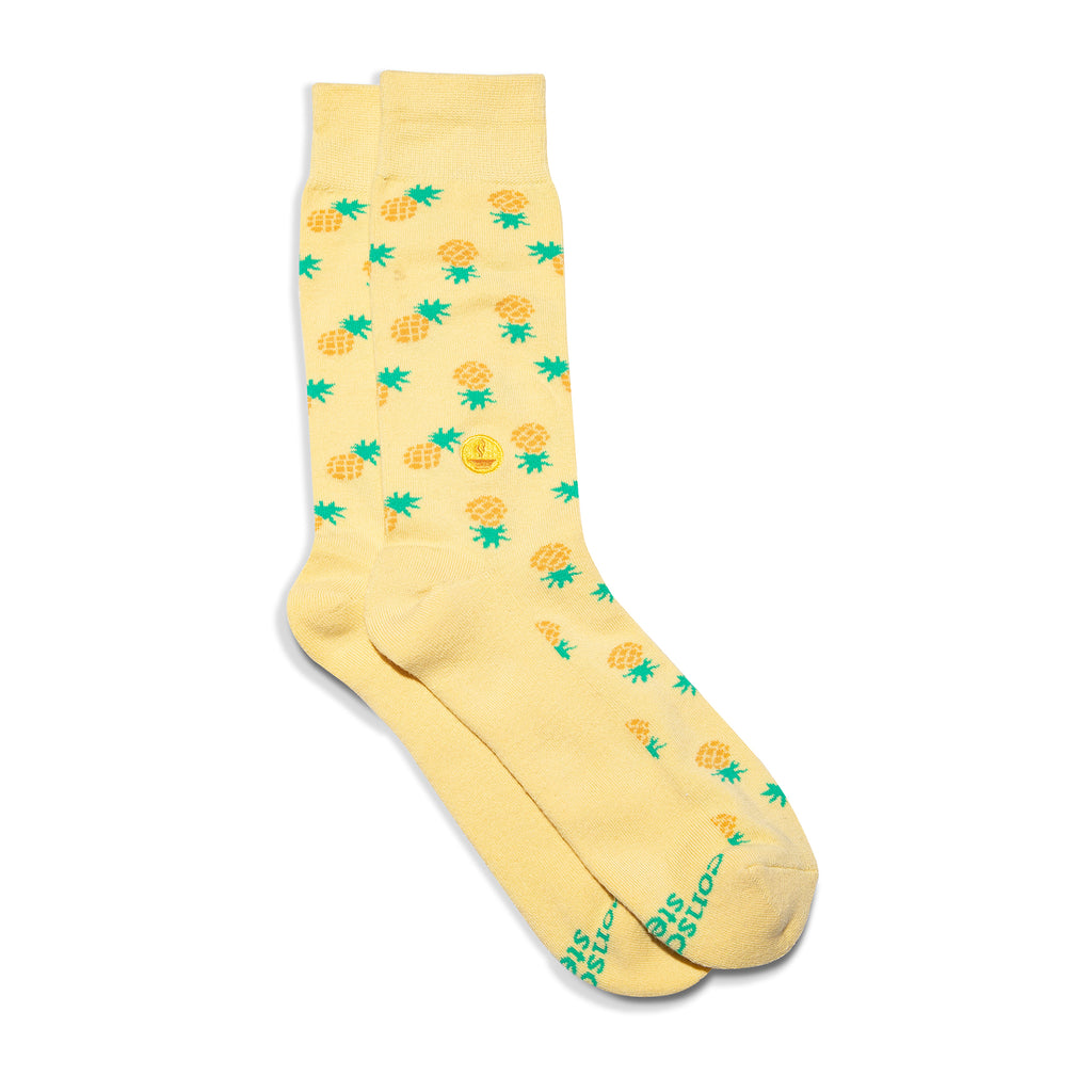 Shop World Central Kitchen Pineapple Socks | Conscious Step