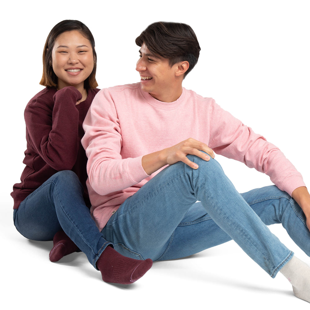 Support Self-Checks Crew Sweatshirt - Conscious Step