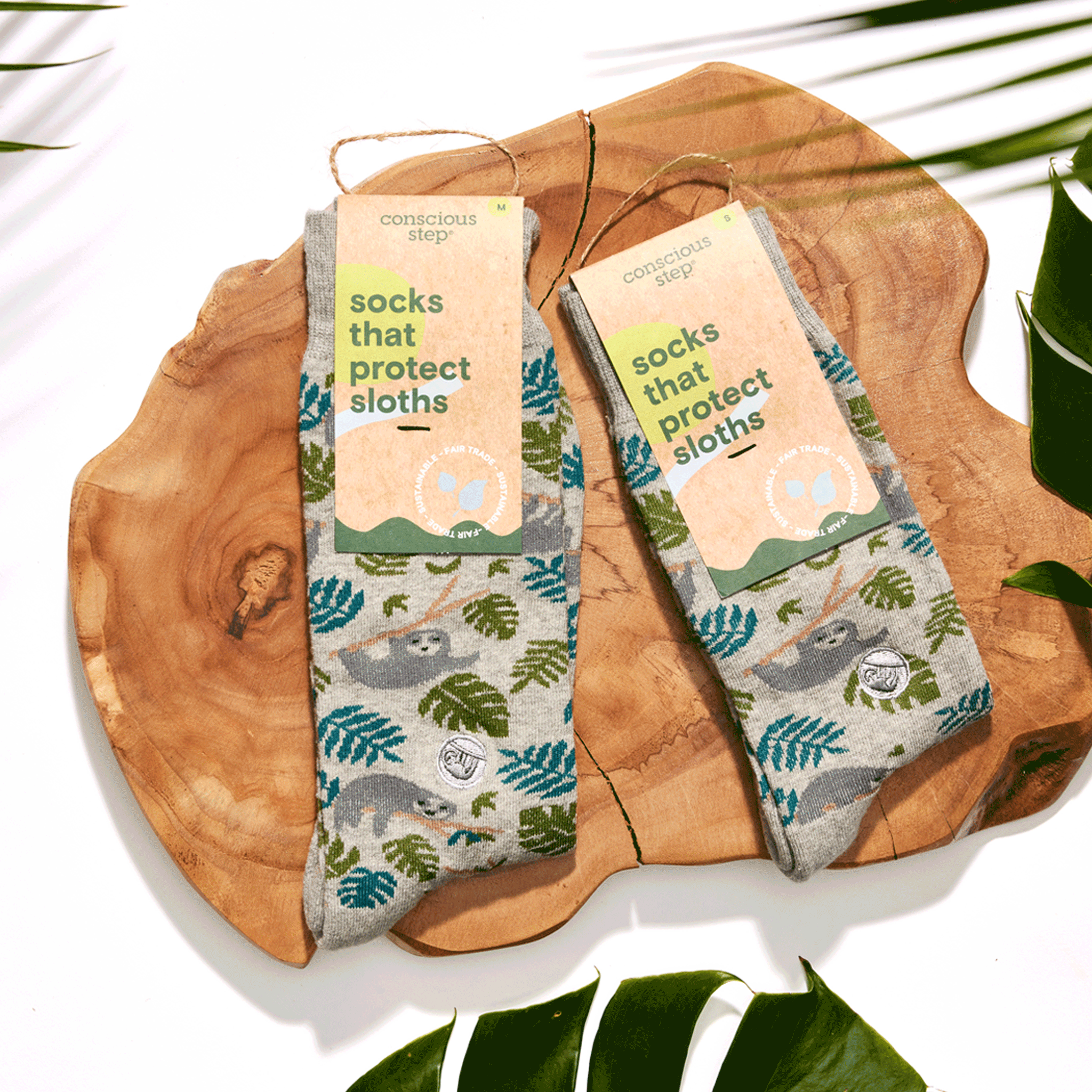 Socks that Protect Sloths - Conscious Step