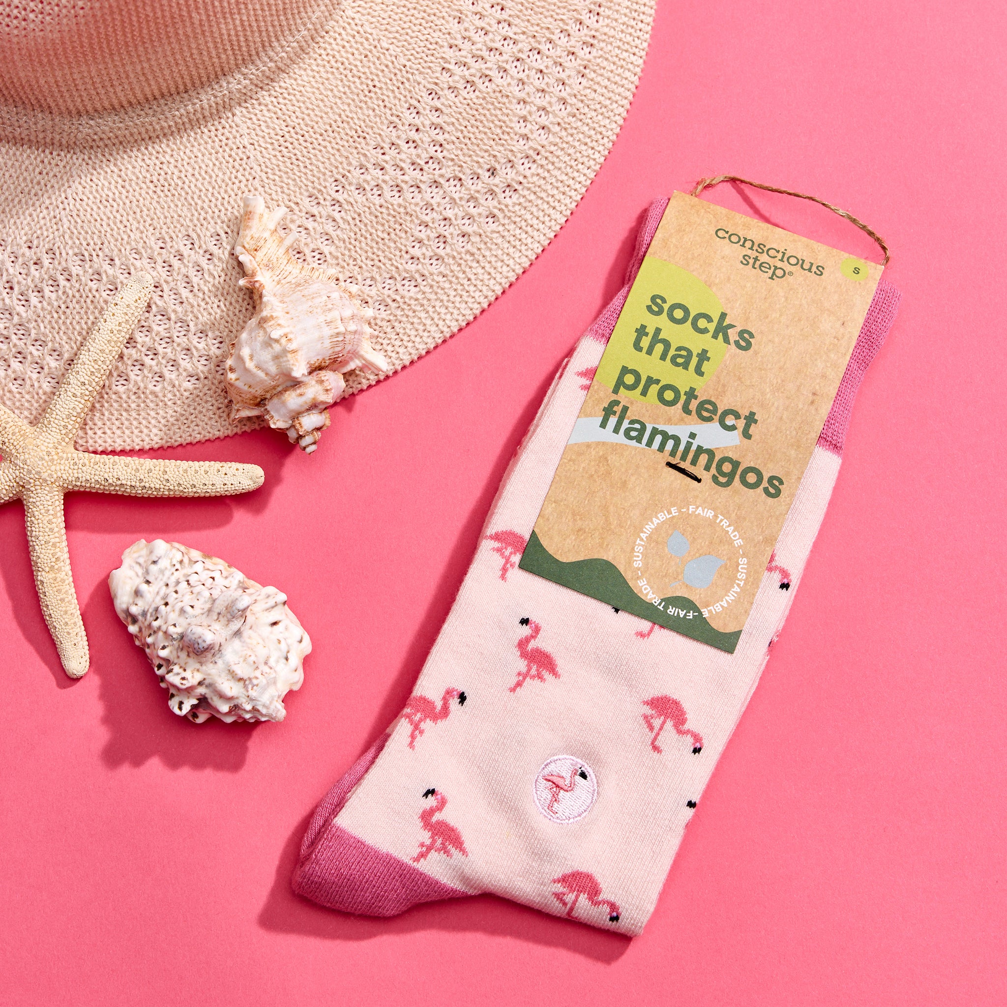 Socks That Protect Flamingos - Conscious Step