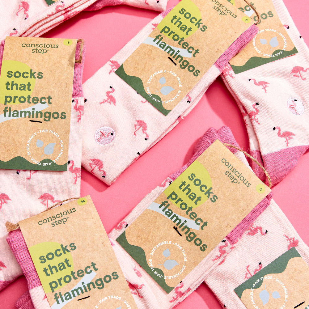 Socks That Protect Flamingos - Conscious Step