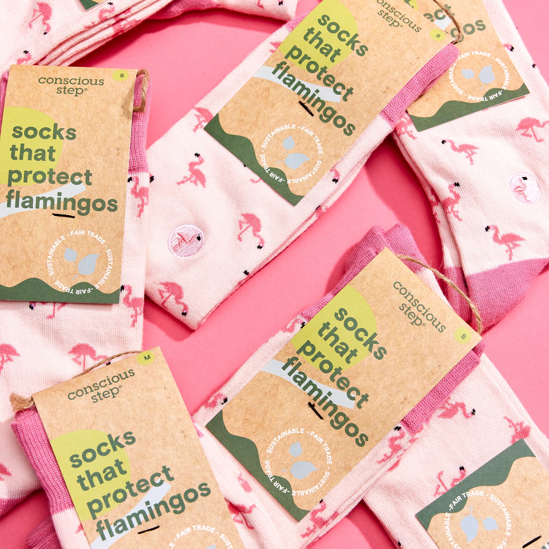 Socks That Protect Flamingos - Conscious Step