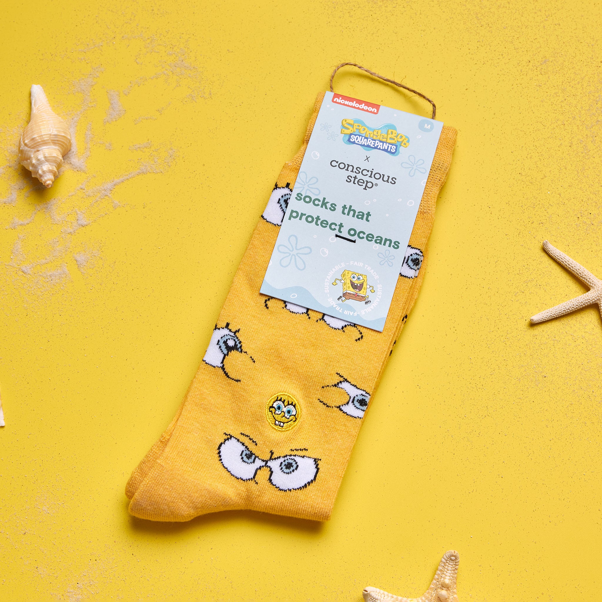 SpongeBob Socks that Protect Oceans - Conscious Step