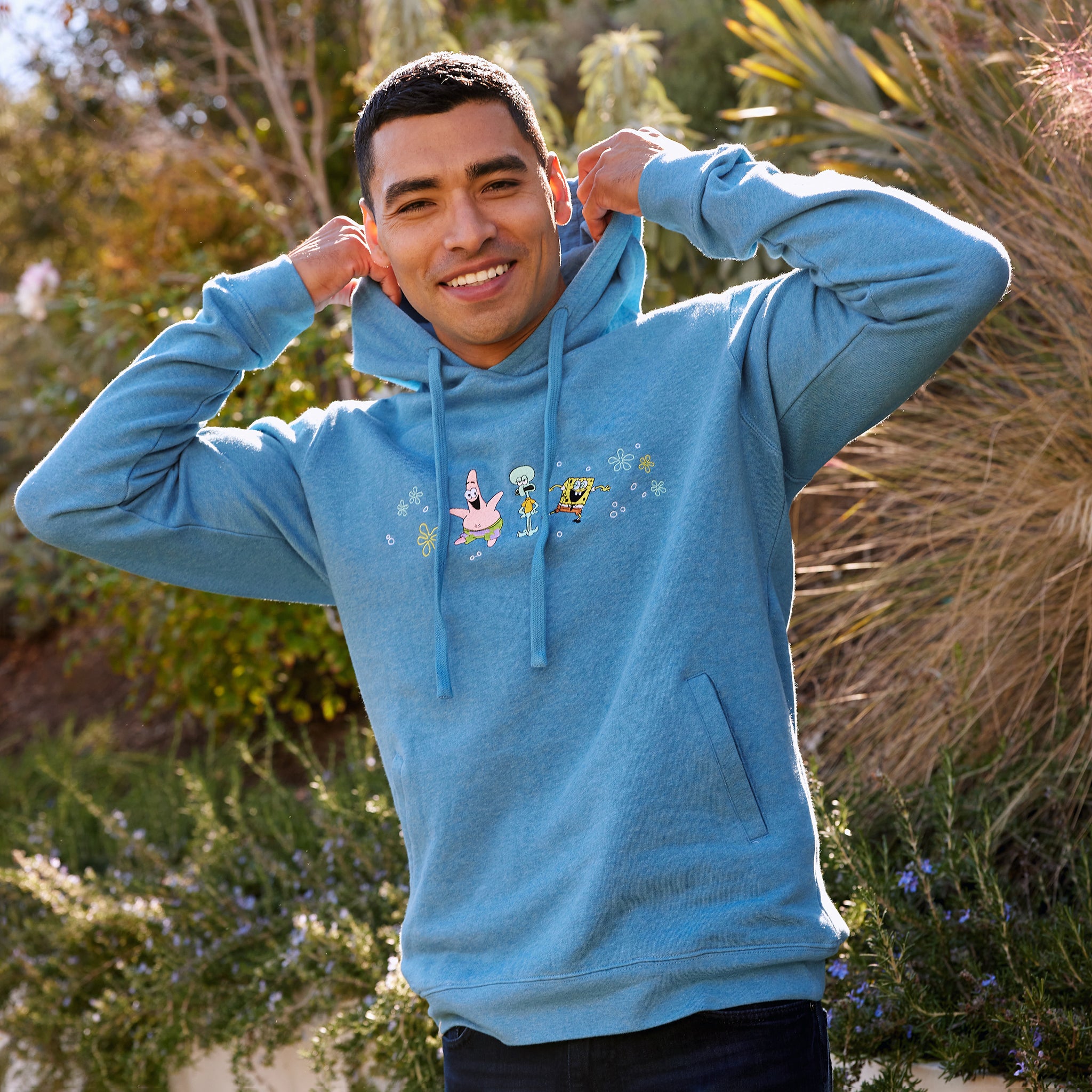 Spongebob Protect Oceans Hooded Sweatshirt - Conscious Step