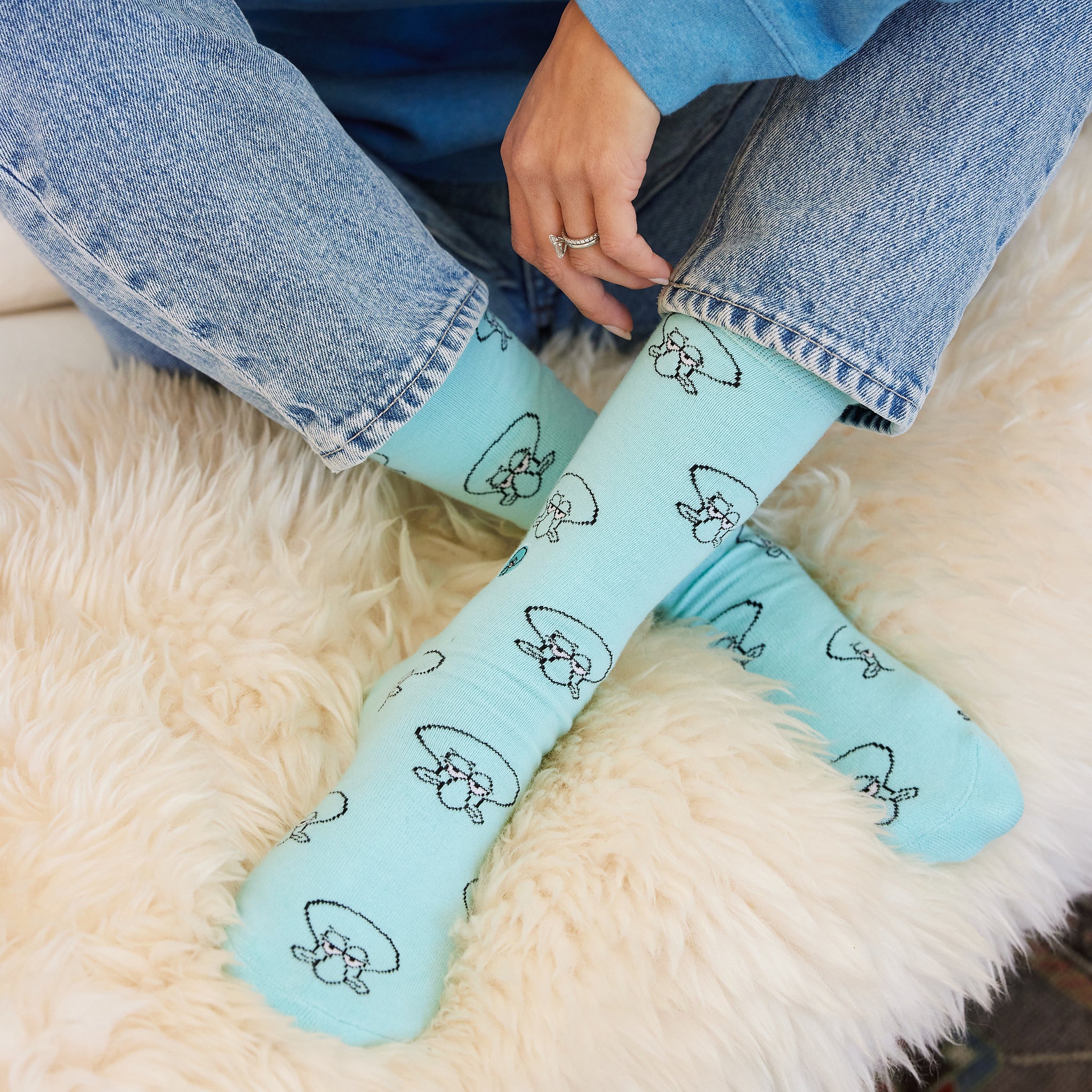 Squidward Socks that Protect Oceans - Conscious Step